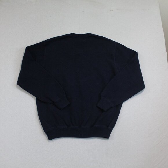 Eddie Bauer Men Blue Knit Cardigan Heavy Sweater Size Large - Picture 2 of 7